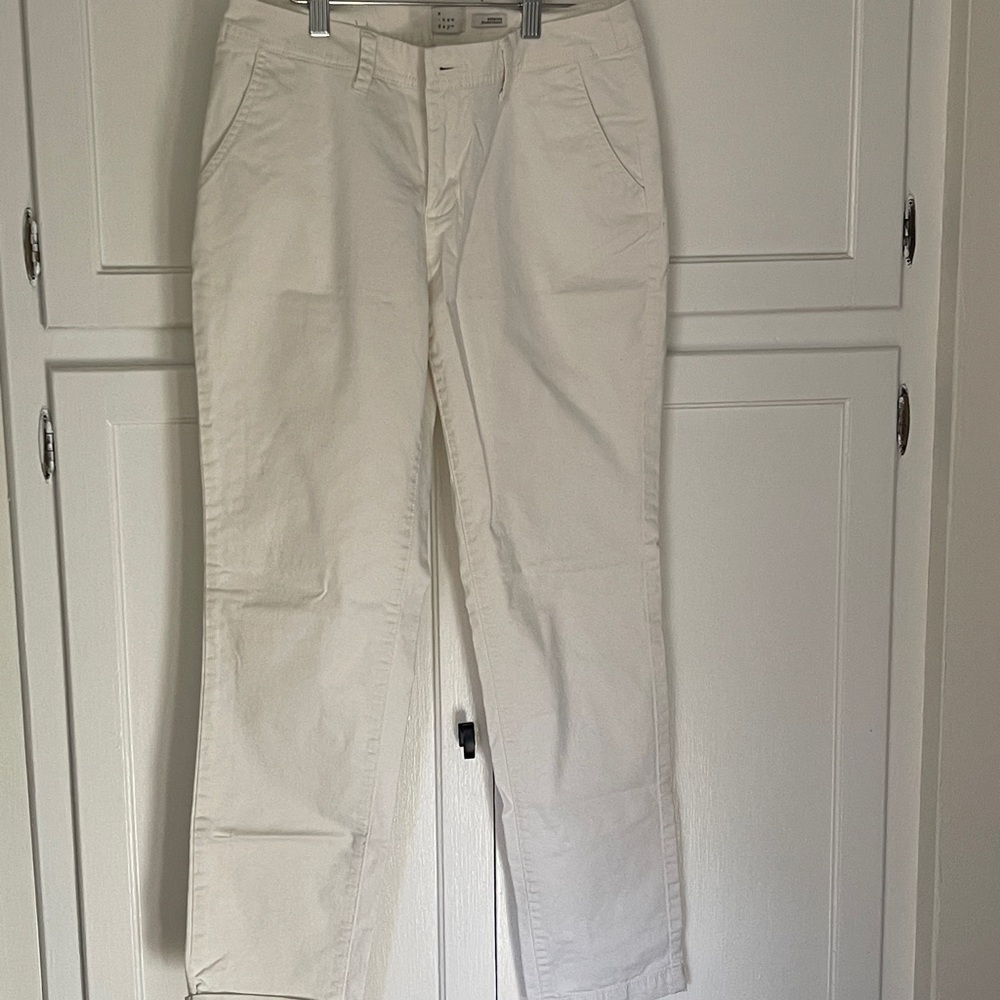 White Chino Pants